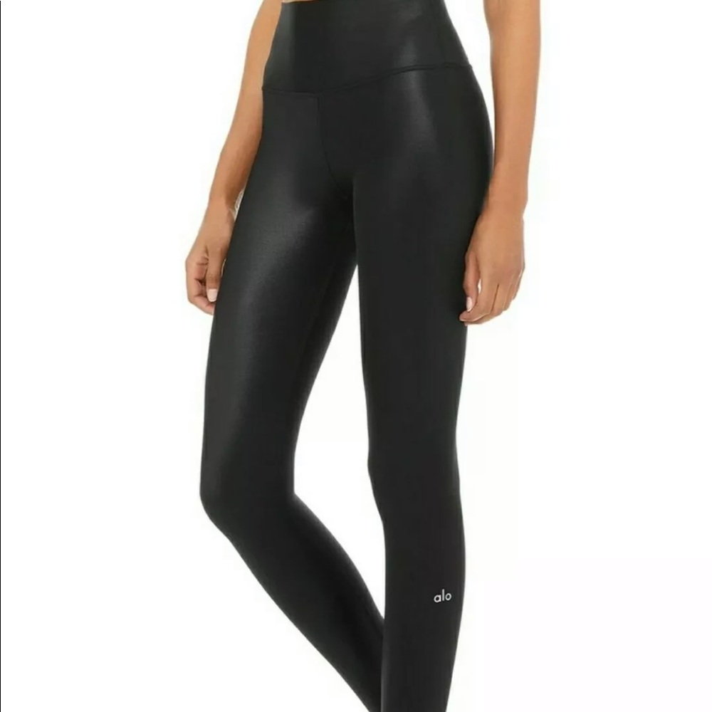 Alo Yoga Black High Shine Legging